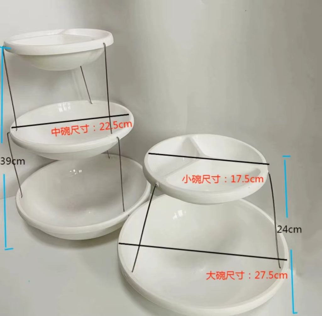 Cuencos de 3 niveles y Cuencos de 2 niveles