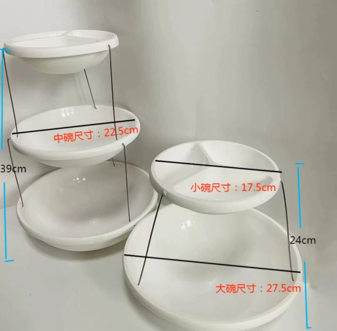 Cuencos de 3 niveles y Cuencos de 2 niveles