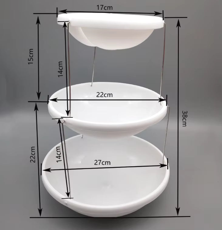 Cuencos de 3 niveles y Cuencos de 2 niveles